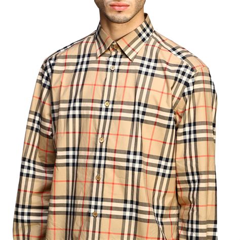 men's burberry long sleeve shirt|burberry men's shirts 3x.